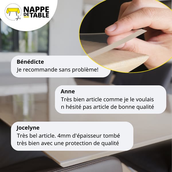 Protéger votre table