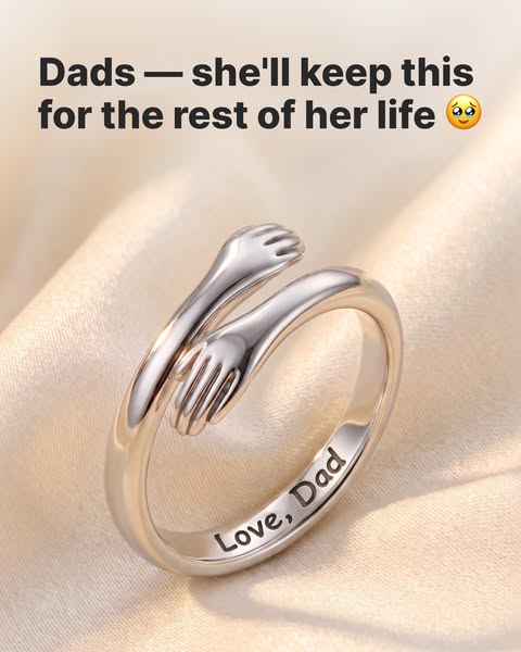 Dad & Daughter Hug Ring