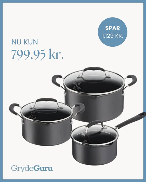 Jamie Oliver grydesæt | 799,95 kr.