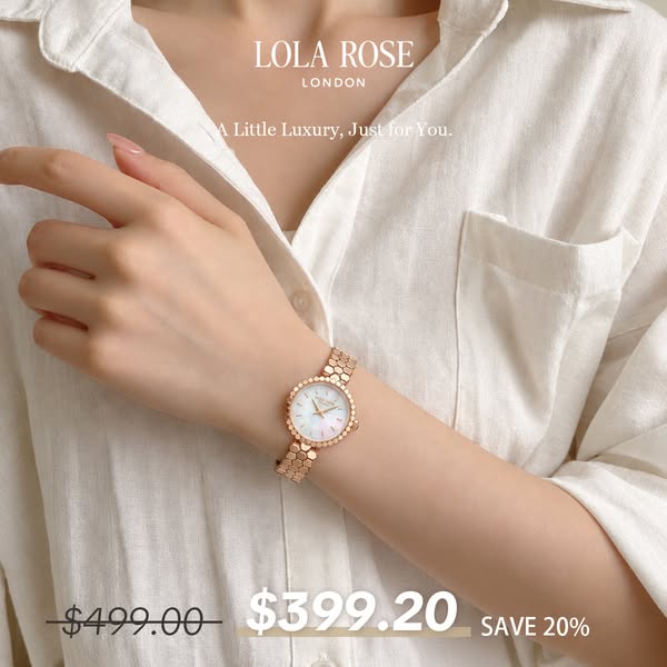 20% Off Gem‑Stone Watches