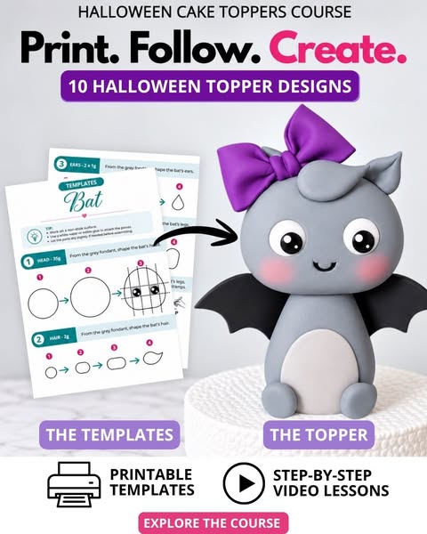 Halloween Cake Toppers. No Guesswork.