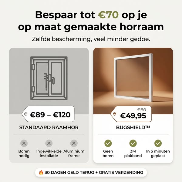 Maak jouw raam insectvrij