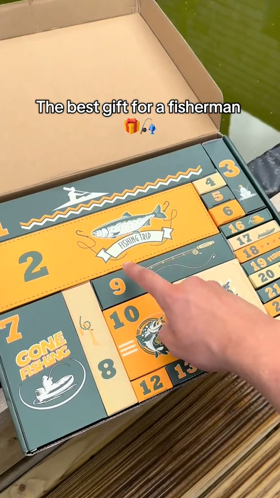 24 days, 24 fishing surprises — Christmas advent calendar made for anglers