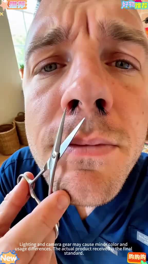 Manual Stainless Steel Nose Hair Trimmer