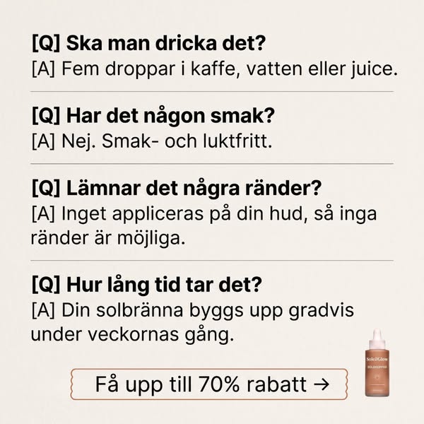 Synligt solbränd hy på bara 3 dagar!