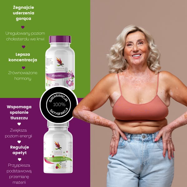 Zestaw na nadmiar tkanki tłuszczowej w okresie menopauzy.