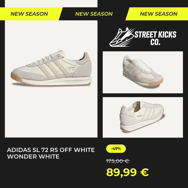 Adidas SL 72 RS Off White Wonder White