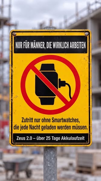 Weit über 25 Tage ohne Aufladen!