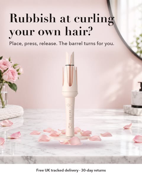 Curls at the press of a button