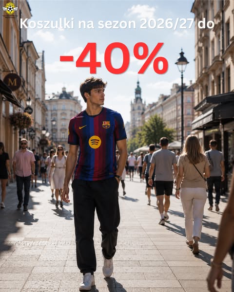 Nowe Koszulki Sezonu 2026/27 do -40%