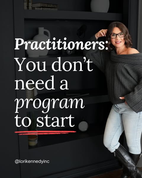 You don’t need a program to start