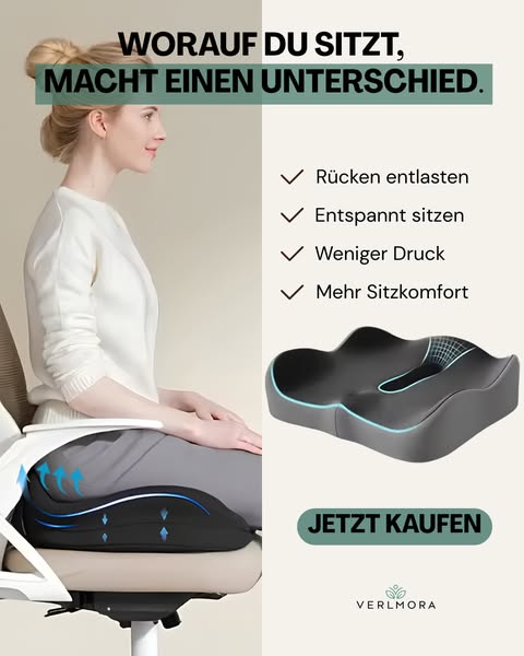 Rückenschmerzen beim Sitzen?