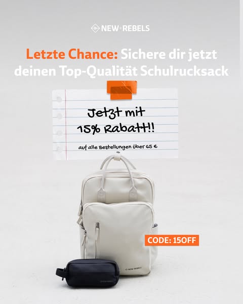 15% Rabatt ab 65 €