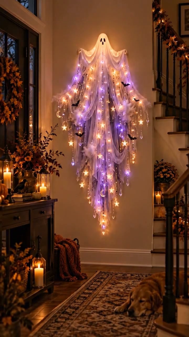 Turn Any Ordinary Wall Into A Moody Halloween Masterpiece