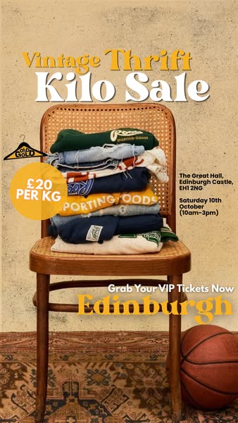 Shop Vintage for £20 Per Kilo