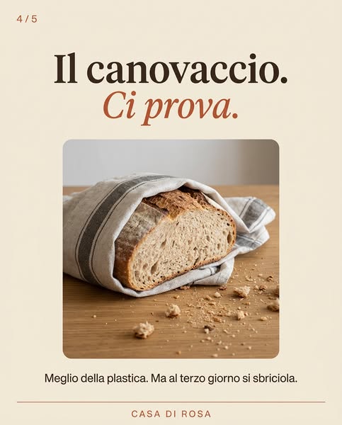 Pane fresco fino a 5 giorni
