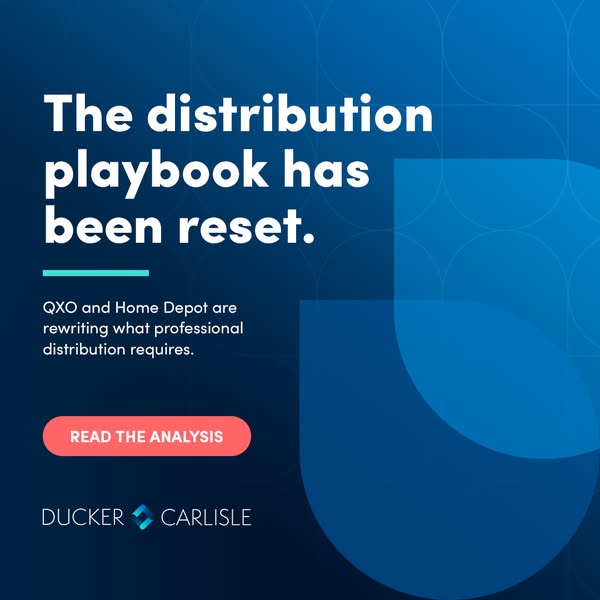 The distribution playbook has been reset