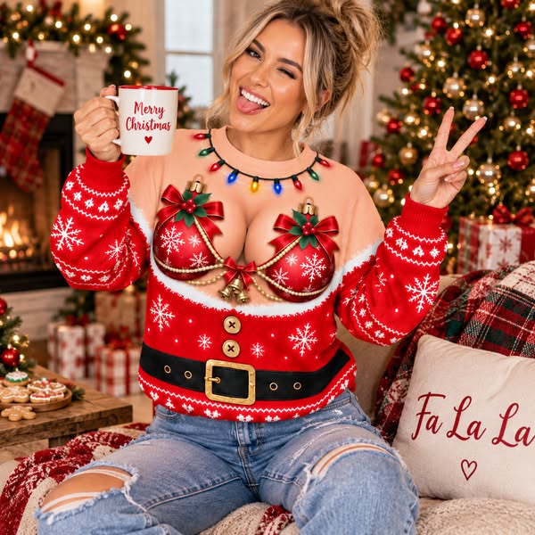Funny Custom Ugly Christmas Sweatshirt