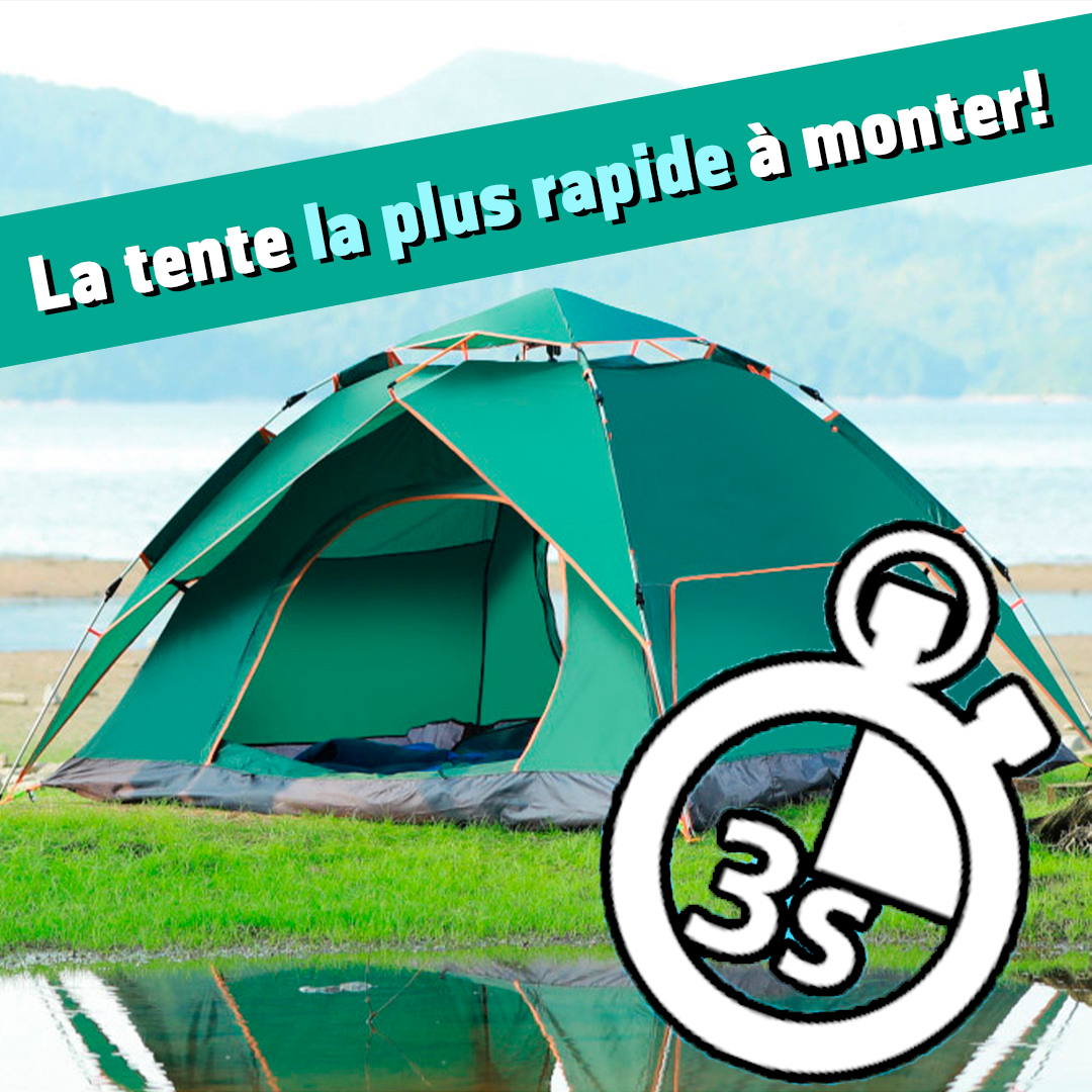 La formidable tente à montage rapide en 3 secondes !