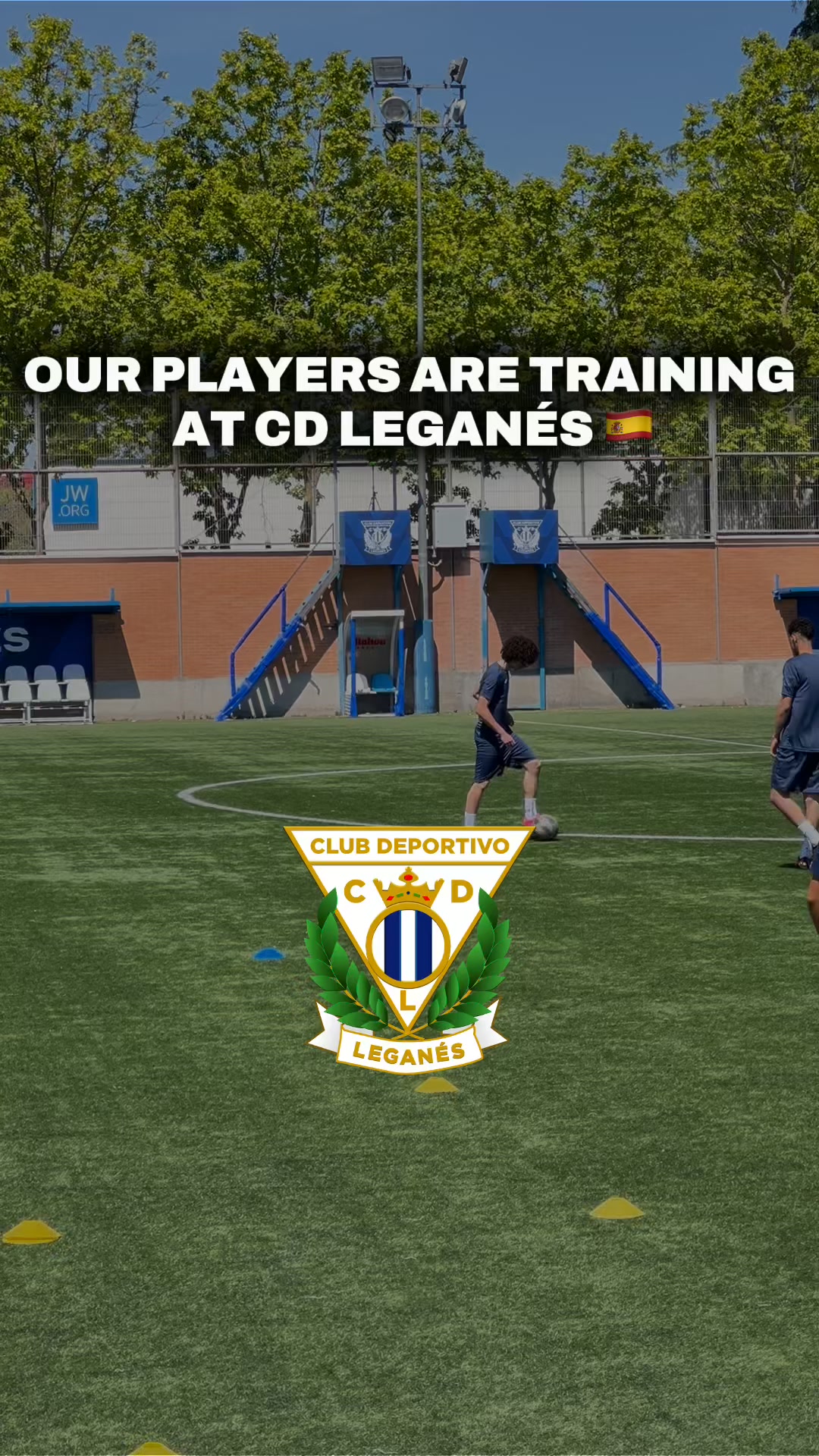 Our Players Are Training at CD Leganés
