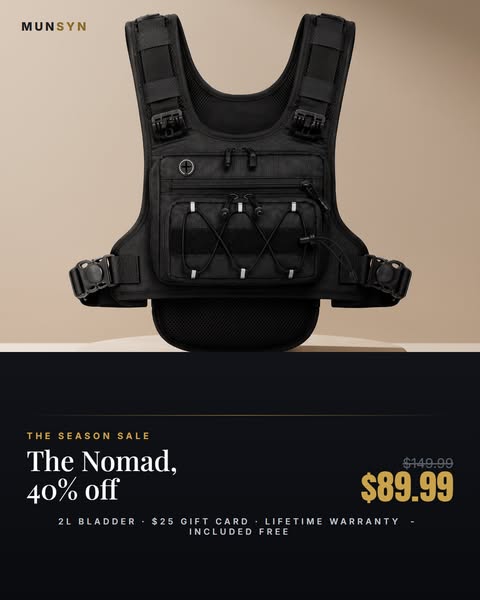 Cold water, hands-free - 40% off + free gifts