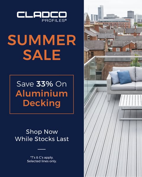 33% Off Aluminium Decking