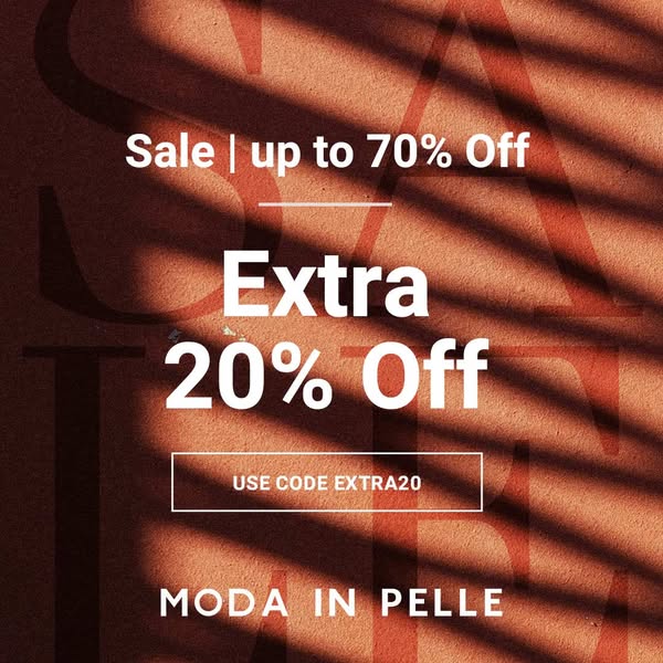Extra 20% Off - Code EXTRA20