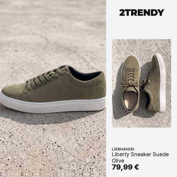 Liebhaveri Liberty Sneaker Suede Olive