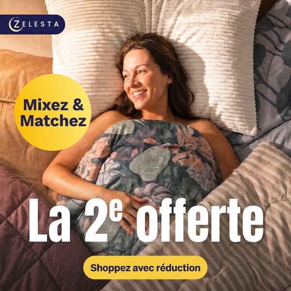 LA couette avec plus d'1 million de fans : la 2ème couette offerte