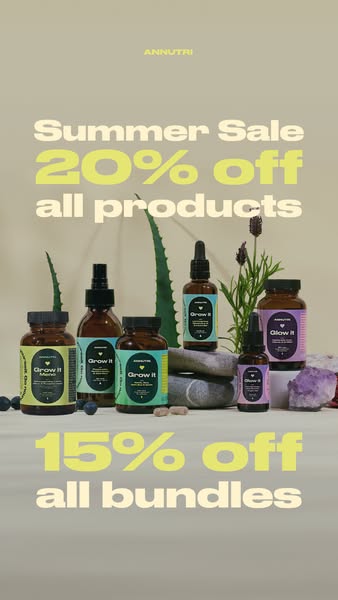 20% Off Annutri Summer Sale