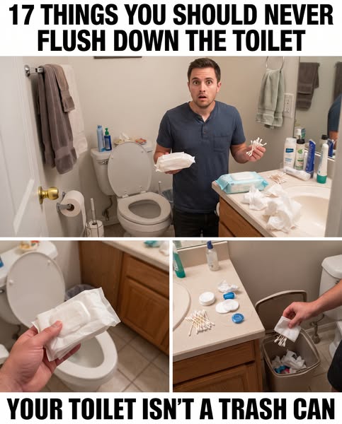 17 Things You Should Never Flush Down The Toilet