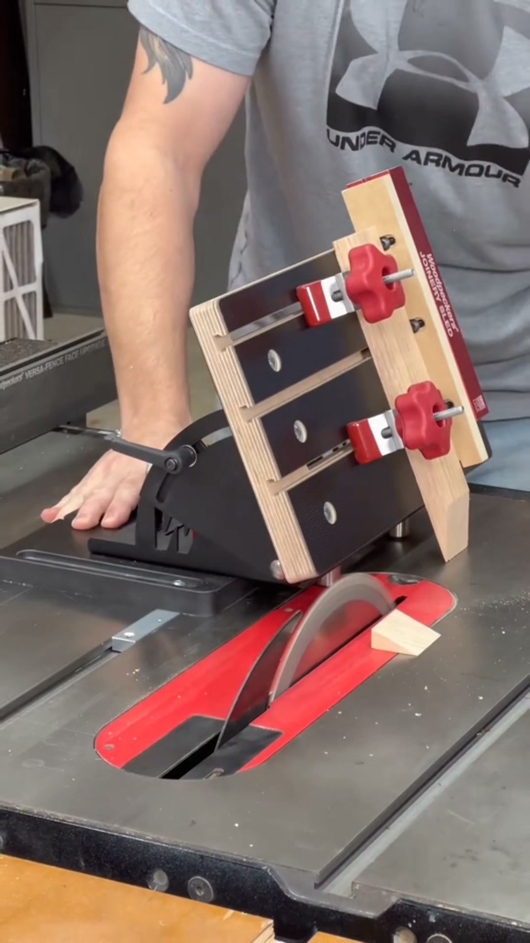 Precision Adjustable Joinery Sled System for Table Saw and Router Table Woodworking