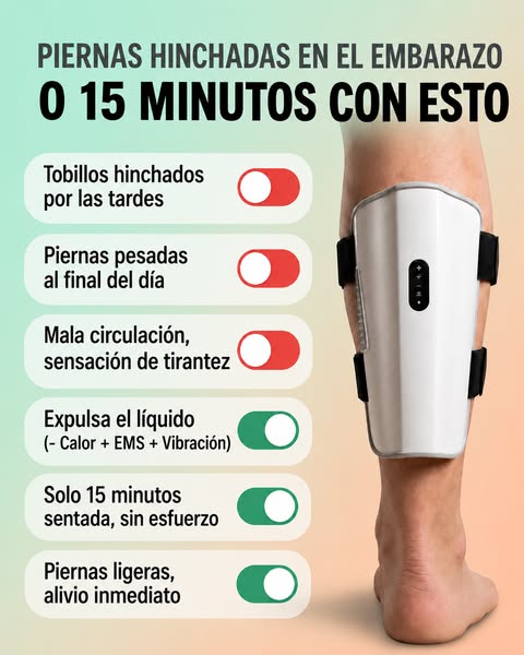 Piernas Hinchadas en el Embarazo: Alivio en 15 Min