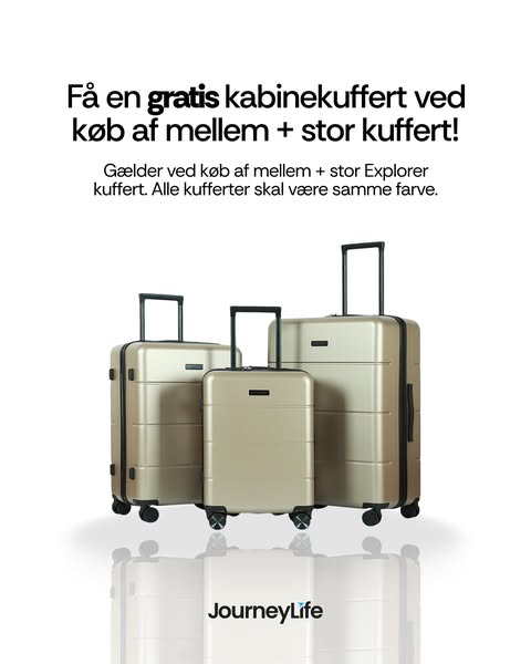 Få en GRATIS kabinekuffert lige nu