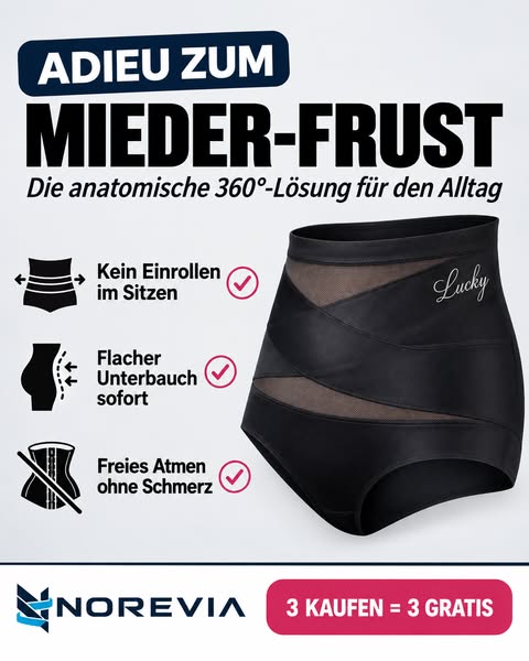Adieu zum Miederfrust: 360°-Halt ohne Einrollen