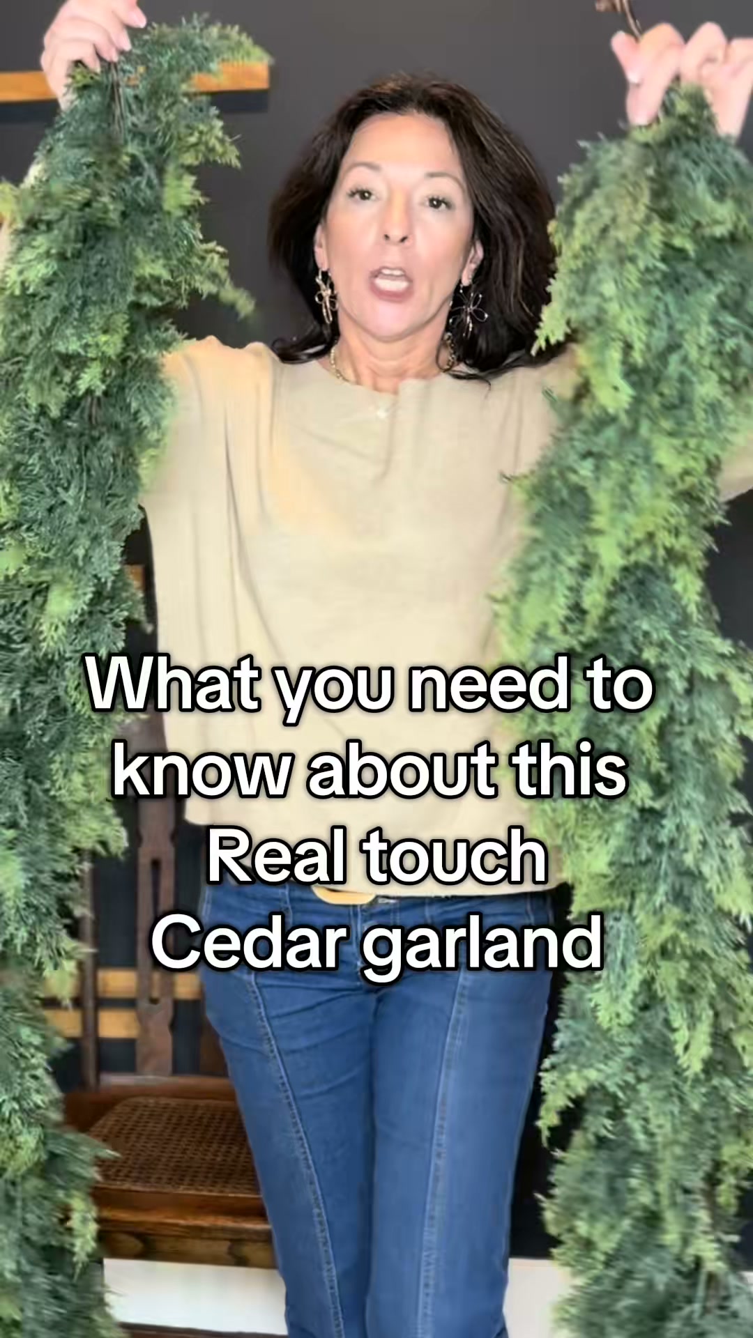 Real Touch Artificial Cedar Garlands – Lifelike Christmas Greenery Decor