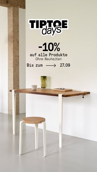 Tiptoe Days: -10 % auf alles