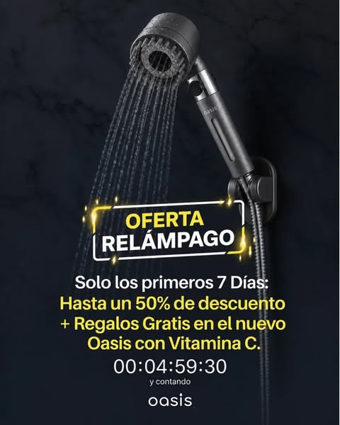 Cabezal con Sistema de Filtración 15 Etapas + Vitamina C