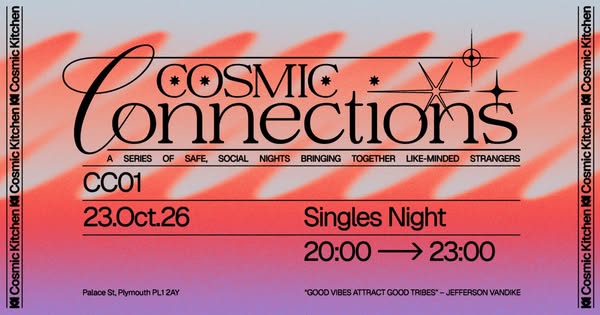 Cosmic Connections: Singles Night 21+