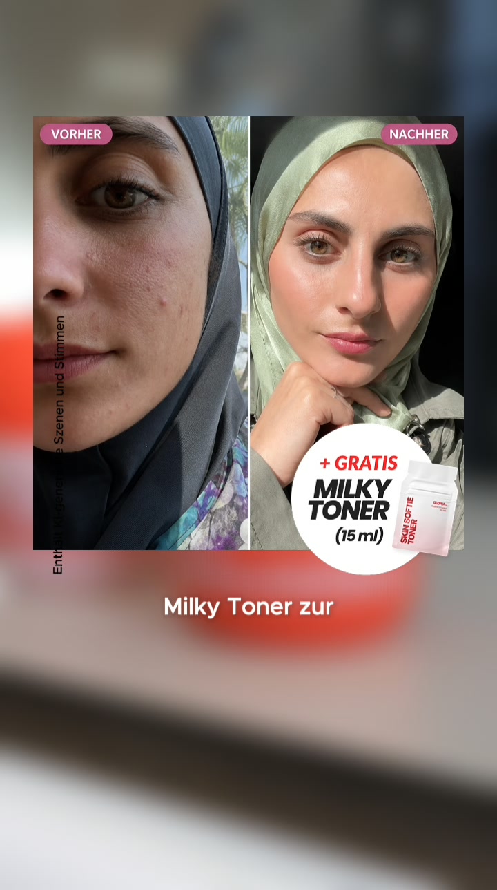Nur für kurze Zeit: Gratis Milky Toner (15ml)