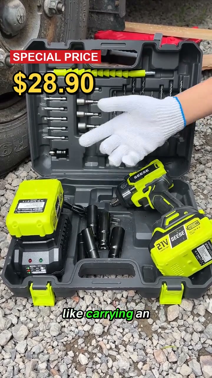 Complete Impact Wrench Kit — $28.90