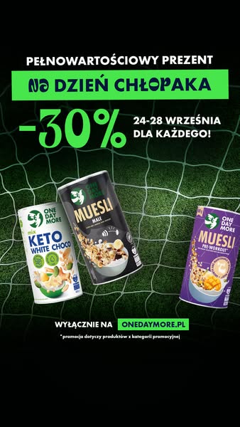 Rabat do -30% na OneDayMore