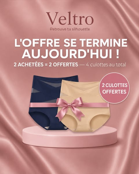 L'offre se termine aujourd'hui : 4 culottes à 9,98 € pièce