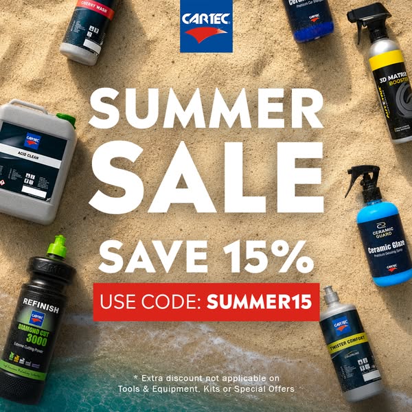 15% Off Pro Car Care – Summer Sale