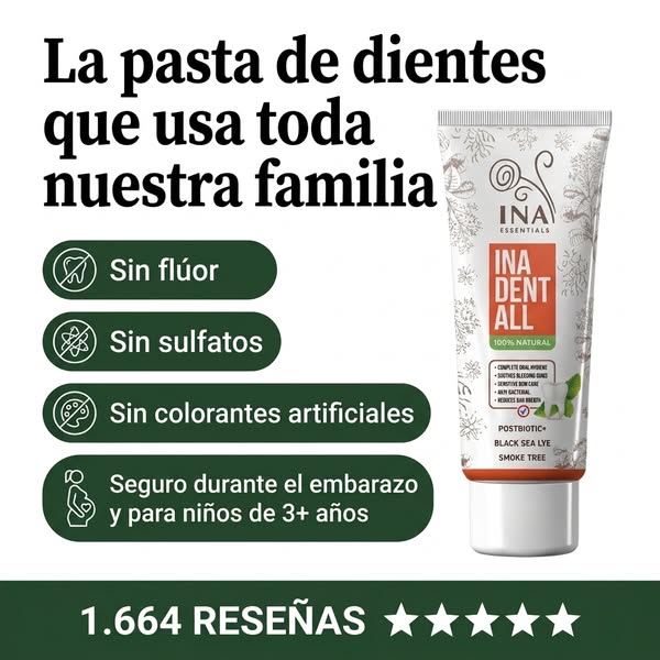 ¿Sangrado de encías? Tubo familiar