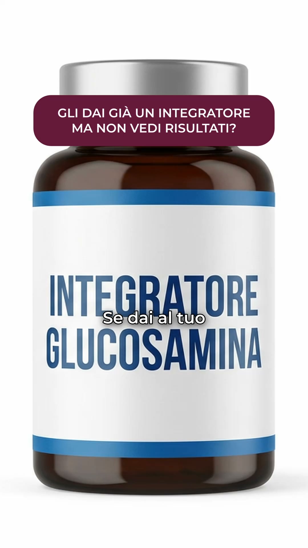 Glucosamina ma zero risultati? Ecco cosa potrebbe mancare