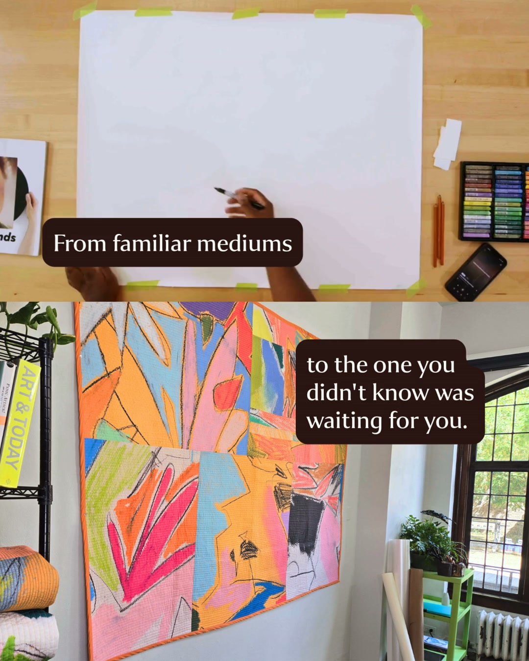 Quilting course for artists