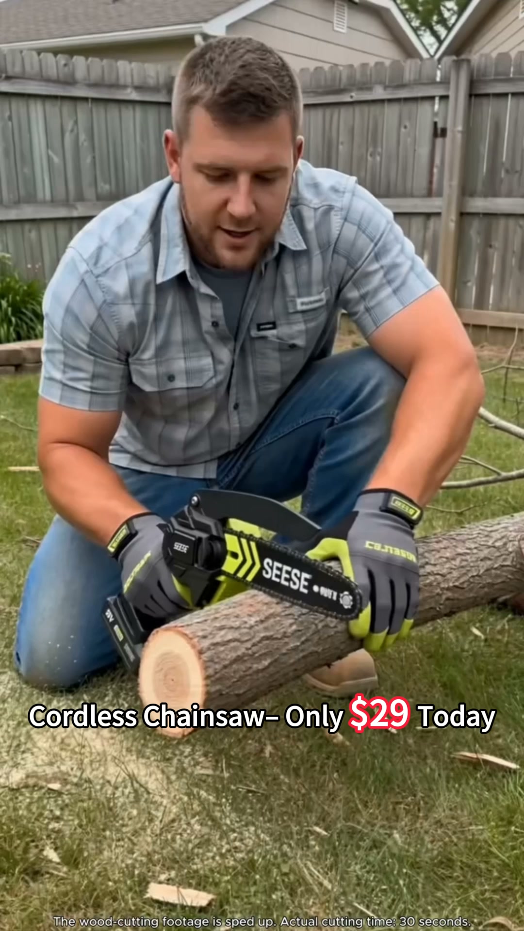 6-Inch Cordless Mini Chainsaw