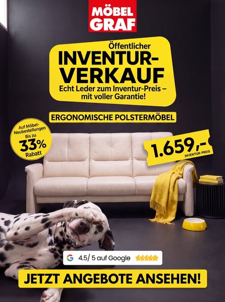 #1 Polstermöbel bis zu 78 % günstiger
