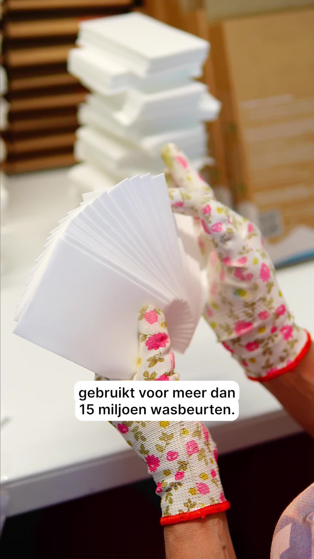 Geen wasmiddel-residuen meer